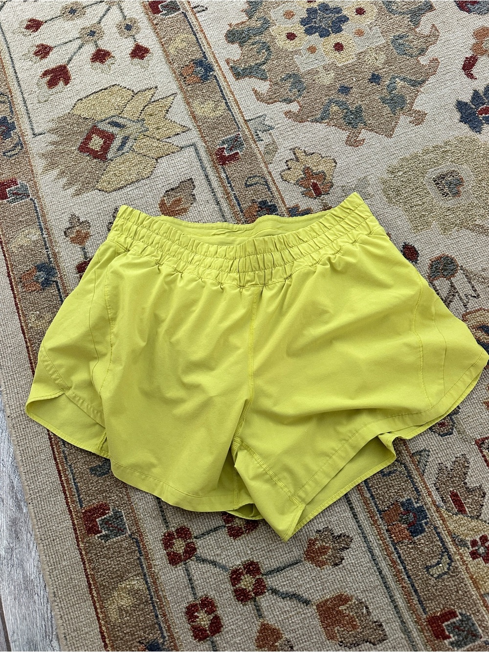 Lululemon Chartreuse Shorts sz 14